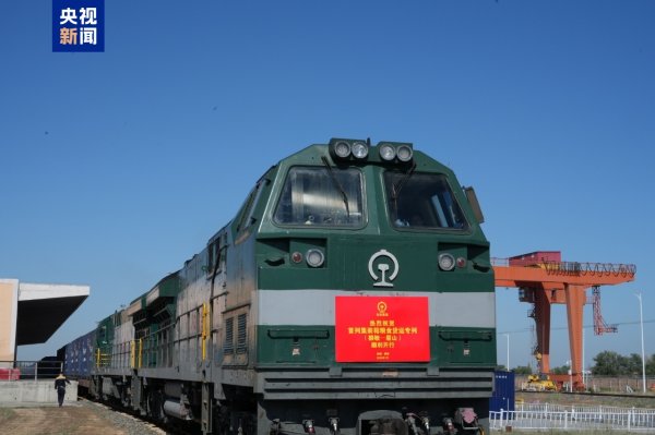 库东投资 满载3250吨玉米 新疆开行今年首趟集装箱粮食专列
